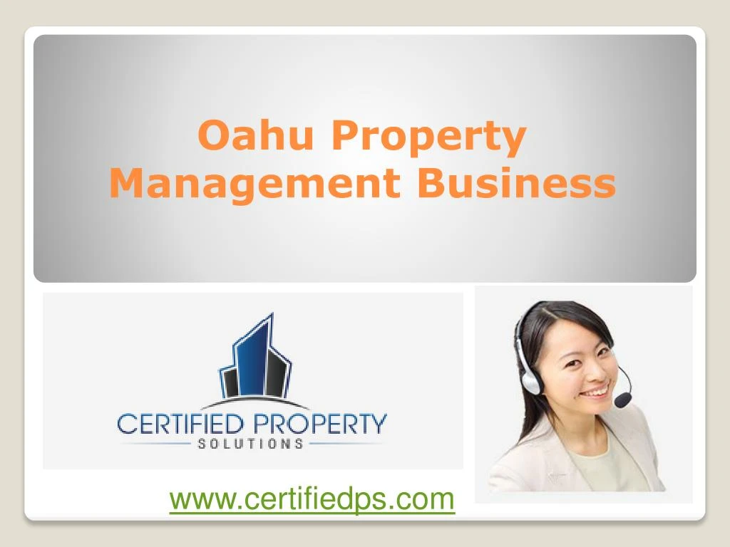oahu property management business