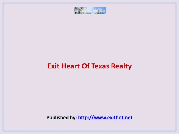 Exit Heart of Texas Realty