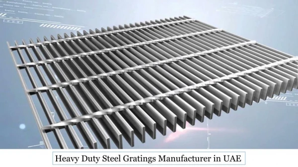 Heavy Duty Steel Gratings in UAE