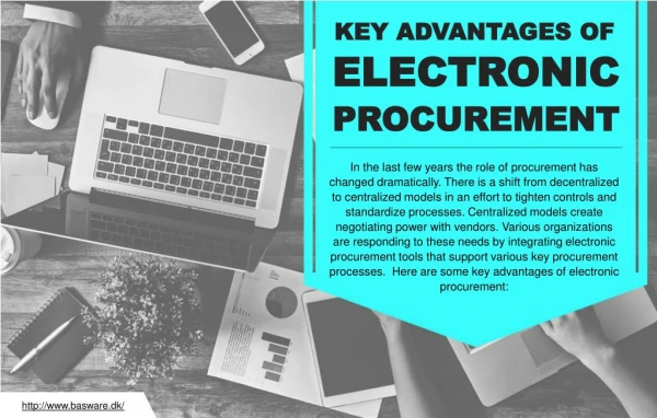 The various benefits of electronic procurement for businesses
