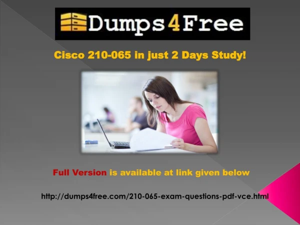 Free Cisco 210-065 Dumps