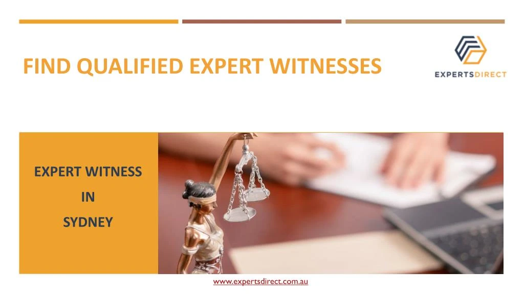 find qualified expert witnesses