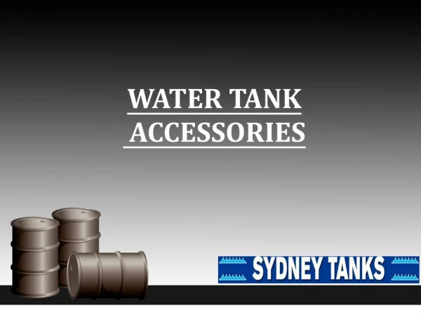 Water Tank Accessories