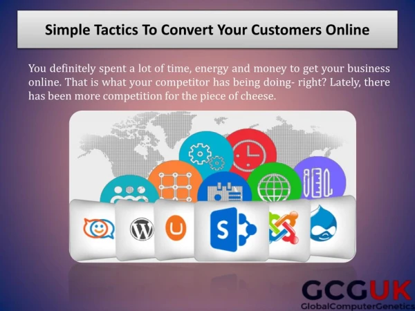 Simple Tactics To Convert Your Customers Online