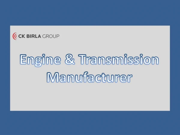 Avtec Engine & Transmission Components