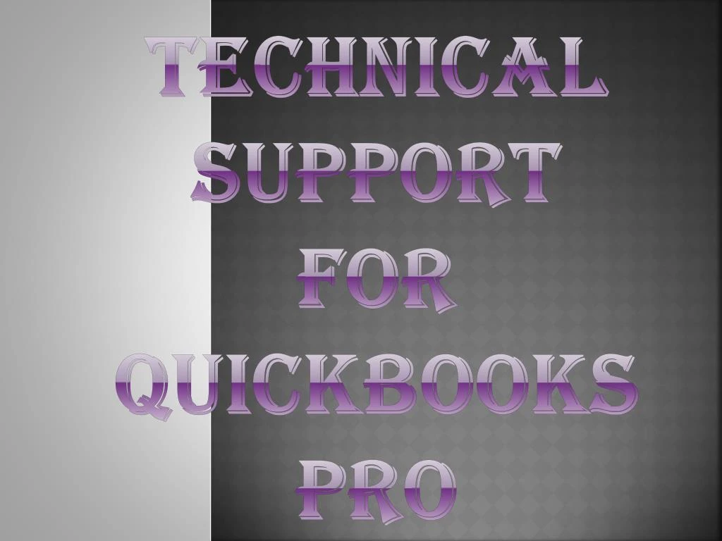 technical support for quickbooks pro