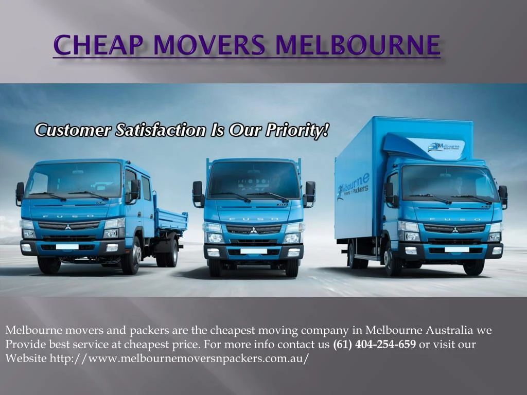 cheap movers melbourne