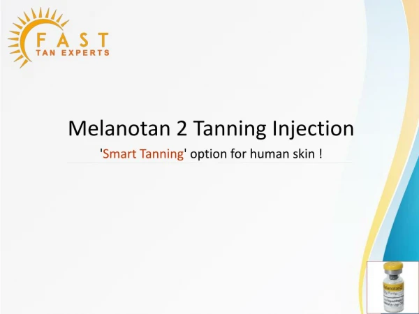 Melanotan 2 Tanning Injections