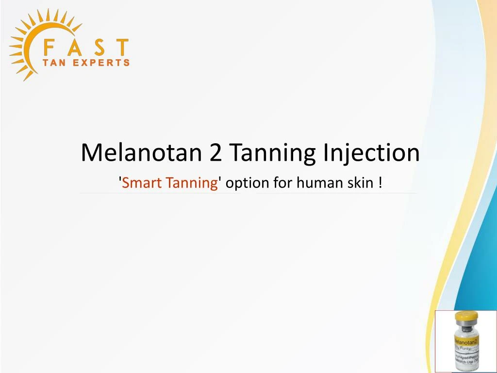 melanotan 2 tanning injection smart tanning option for human skin