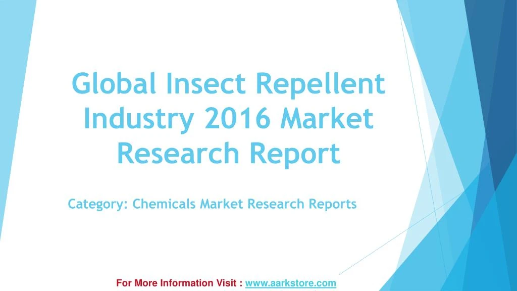 global insect repellent industry 2016 market research report