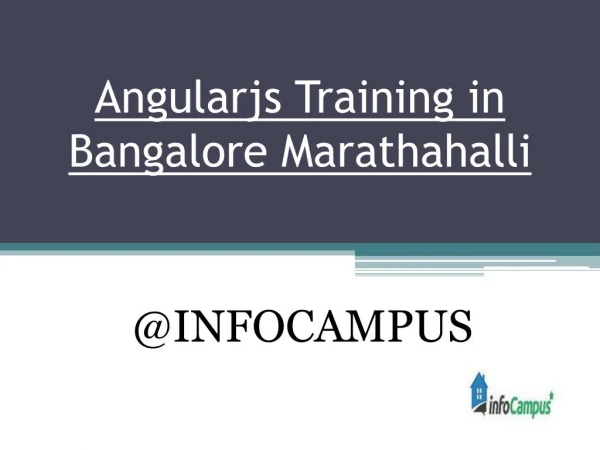 Angularjs Training in Bangalore Marathahalli
