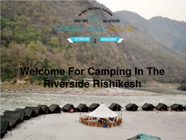 Riverside Camping in Rishikesh With Cheap Price