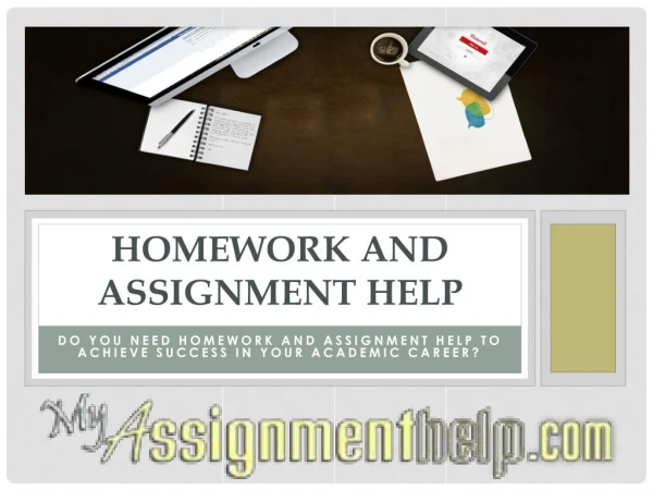Get Homework and Assignment Help from Experts