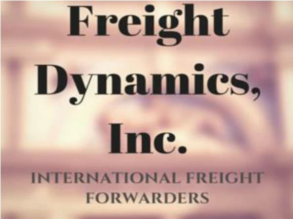Top international freight forwarders in USA