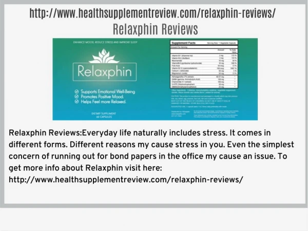 http://www.healthsupplementreview.com/relaxphin-reviews/