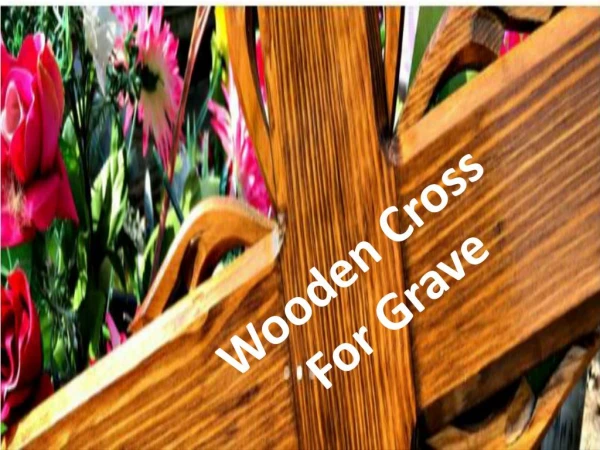 Wooden Cross For Grave