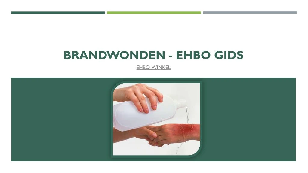 brandwonden ehbo gids