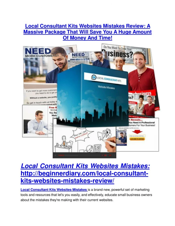 Local Consultant Kits Websites Mistakes review and sneak peek demo