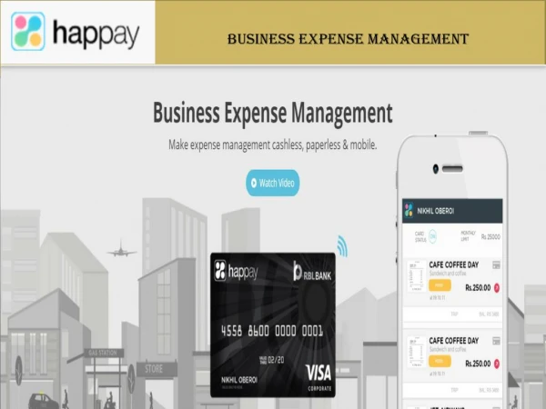 Business Expense Management Solution