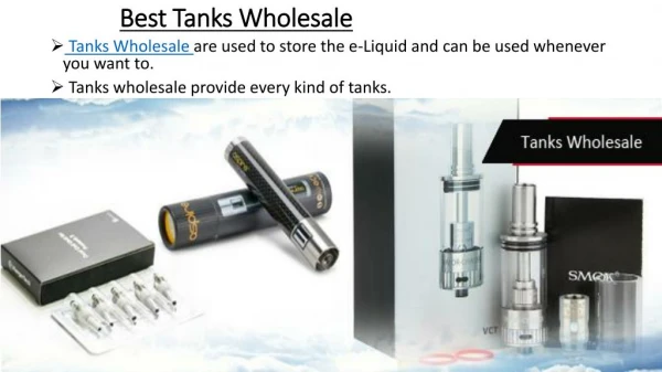 Tanks Wholesale