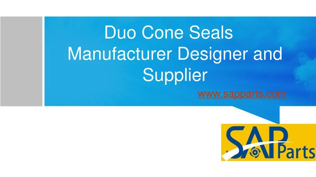 duo cone seals manufacturer designer and supplier