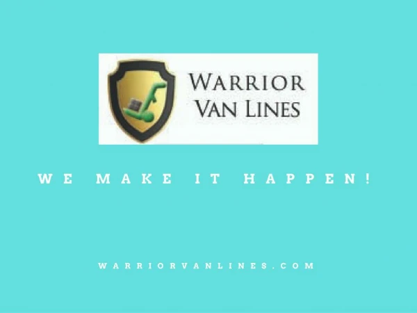 Moving Services Miami - Warrior Van Lines