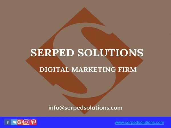 Serped Solutions - Digital Marketing Firm
