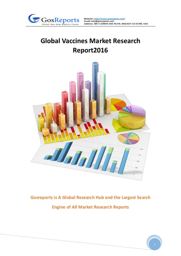 Global Vaccines Market Research Report 2016