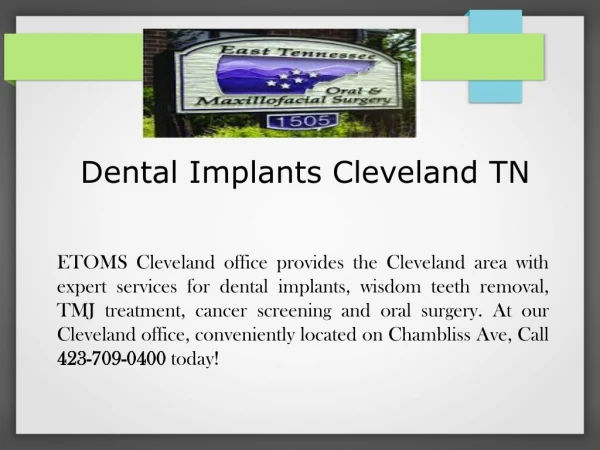 Dental Implants Cleveland TN
