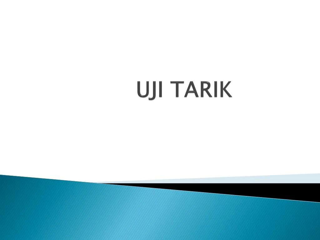 uji tarik