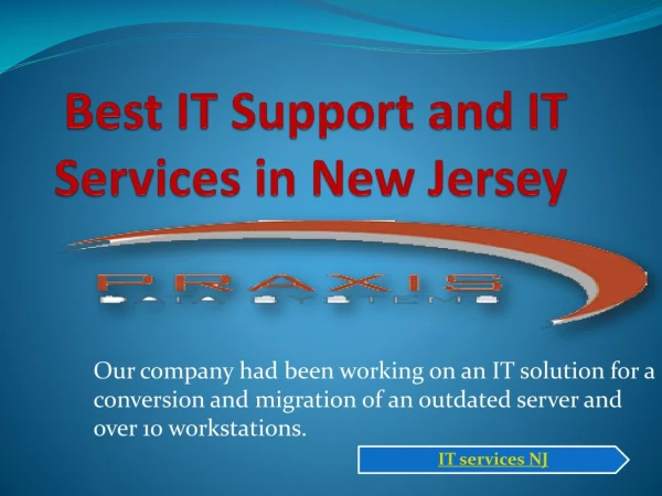 IT services New Jersey