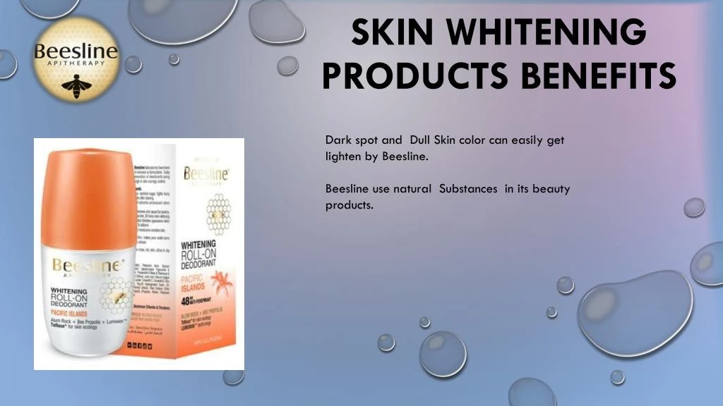 skin whitening products benefits