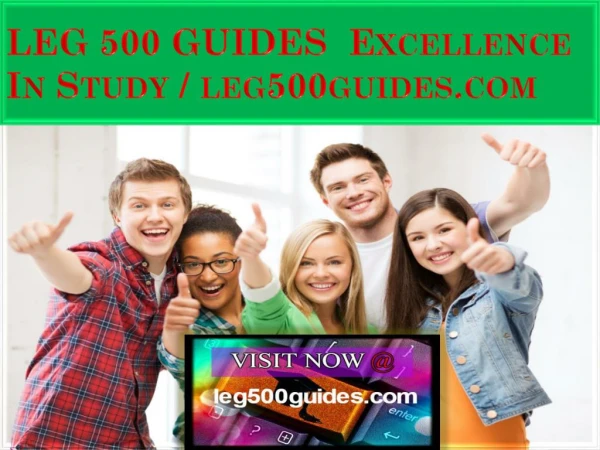 LEG 500 GUIDES Excellence In Study / leg500guides.com
