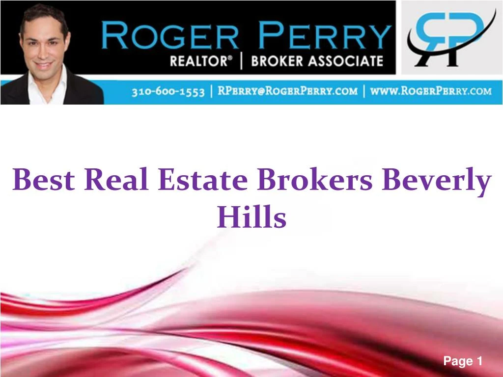 best real estate brokers beverly hills