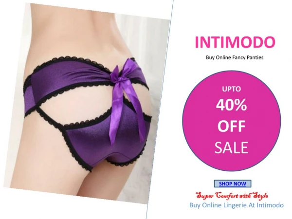 Buy Stylish and Fancy Panties Online