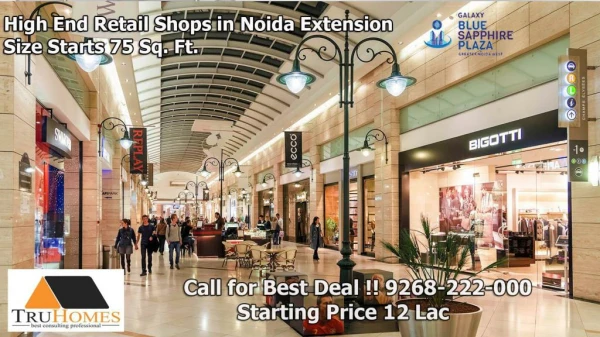 Buy Commercial Spaces at Galaxy Blue Sapphire Noida