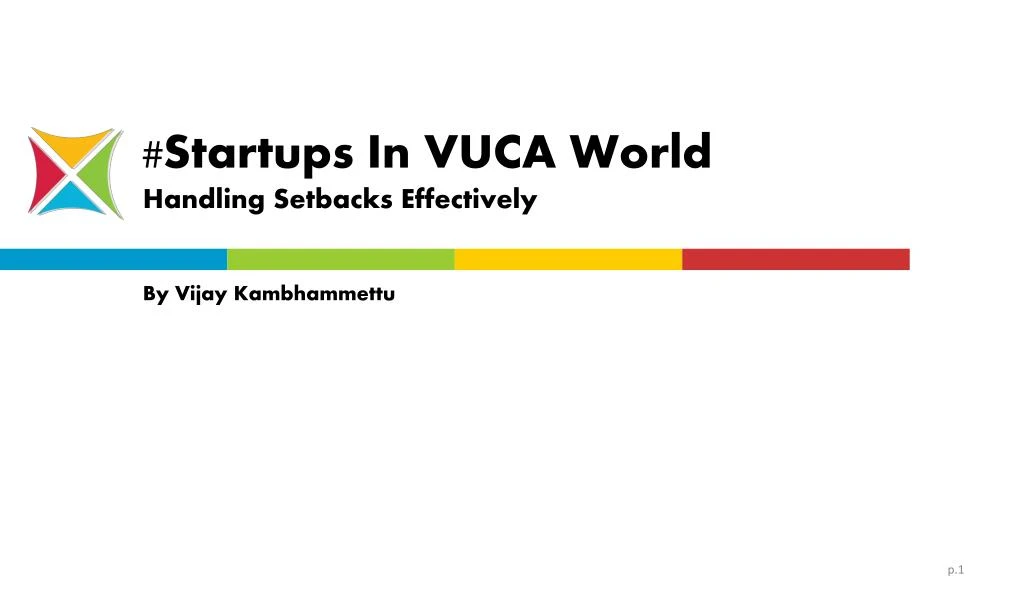 startups in vuca world handling setbacks effectively