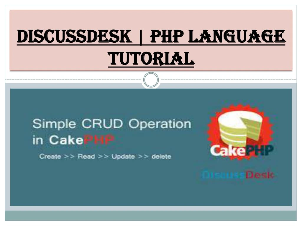 discussdesk php language tutorial