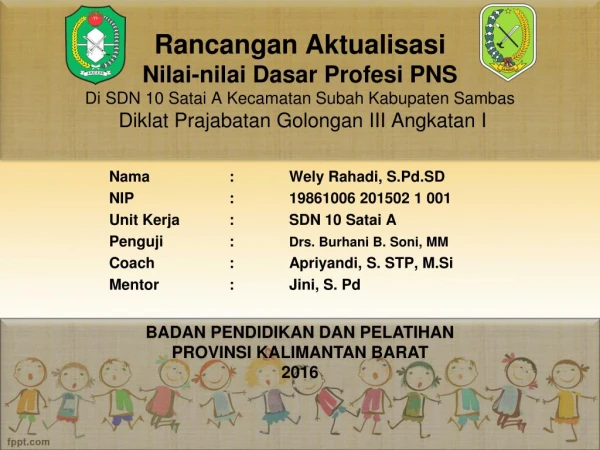 Rancangan Aktualisasi Sekolah Dasar