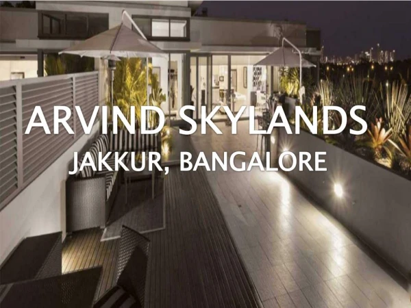 New Residential Apartments in Bangalore by Arvind Skylands - Call: ( 91) 9953 5928 48