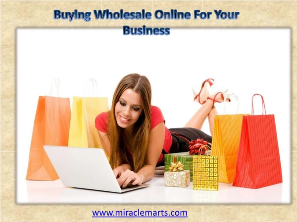 Buying Wholesale Online For Your Business