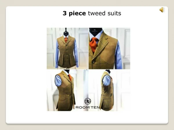 3 piece tweed suits