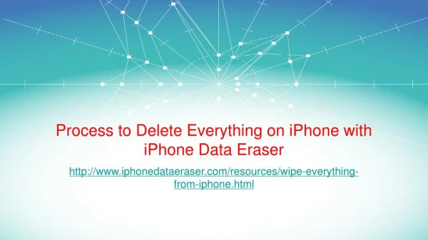 How to wipe everything from iPhone?