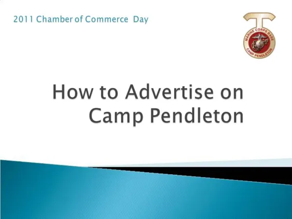 How to Advertise on Camp Pendleton