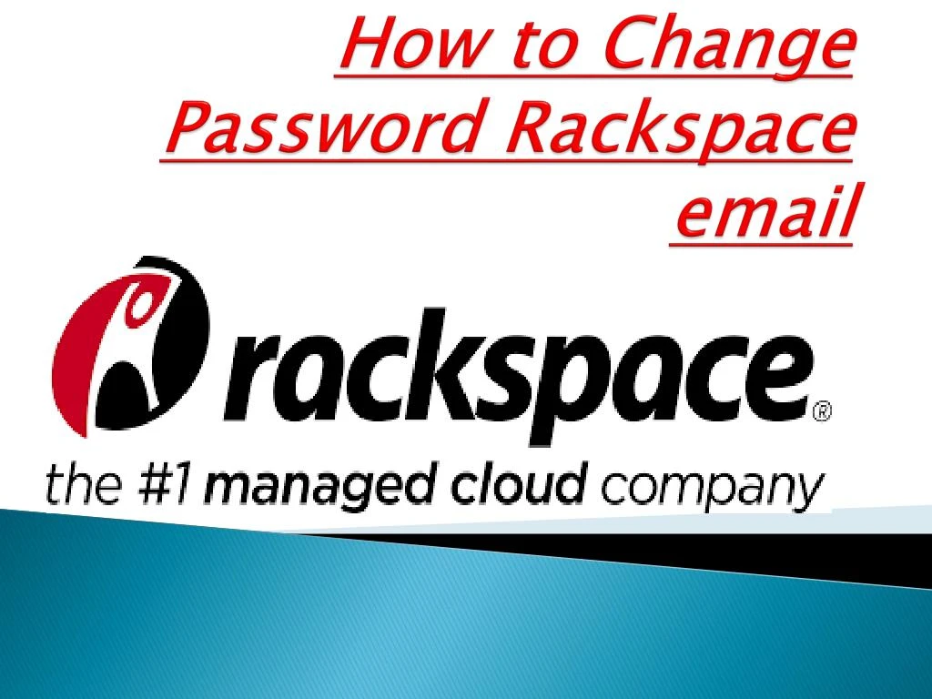 how to change password rackspace email