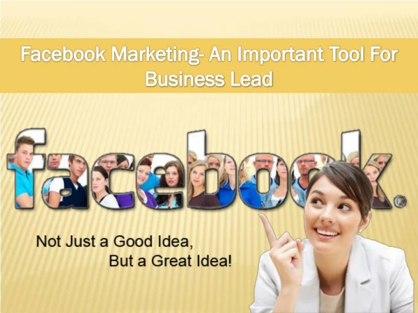 Facebook Marketing- An Important Tool For Business Lead
