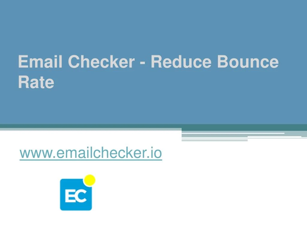 email checker reduce bounce rate