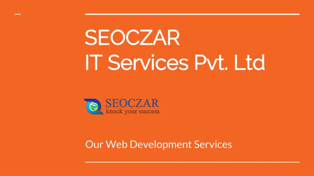 seoczar it services pvt ltd