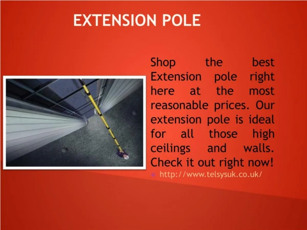 Extension pole