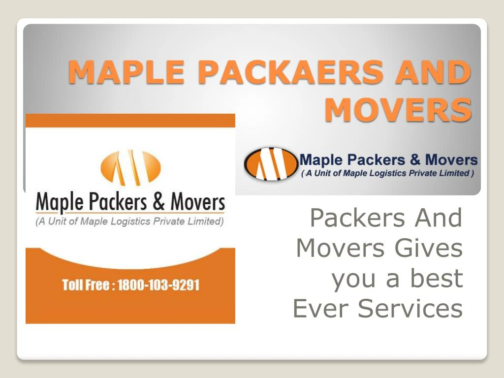 maple packaers and movers